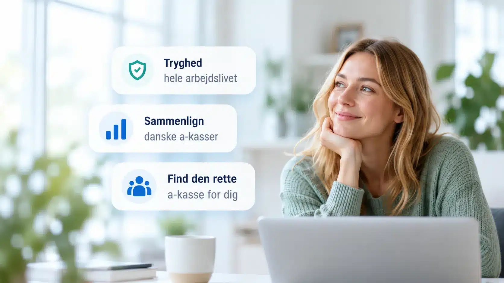 Find og sammenlign den rette a-kasse